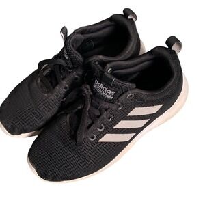 Adidas Lite Racer CLN K Black Sneakers Shoes Athletic Running BB7043 Kids Size 3